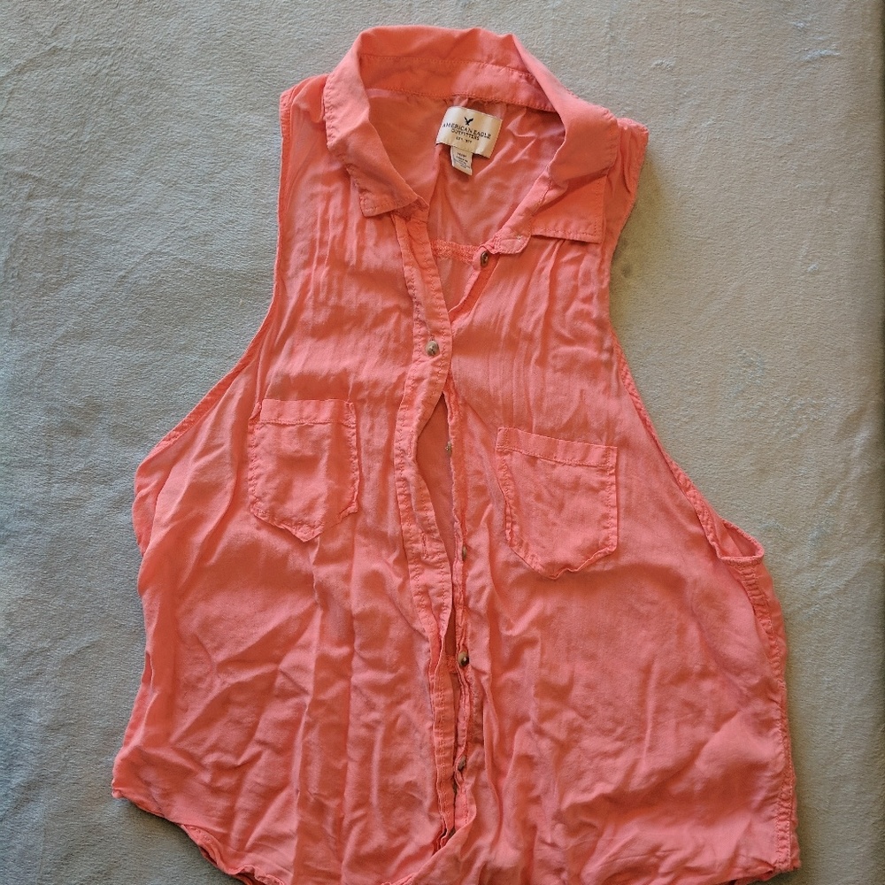 AEO Button down tank (medium)